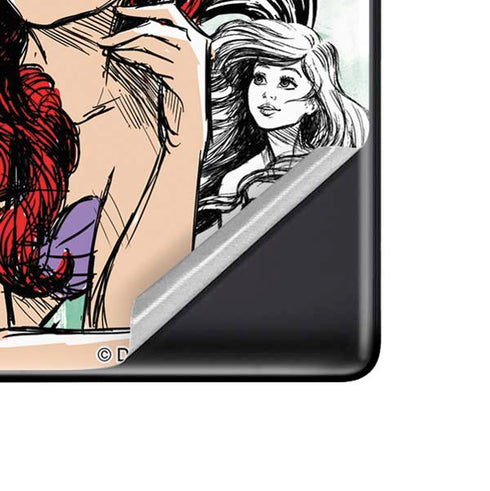 Disney Princess Ariel Sketch Art Google Pixel 6 Pro Skin